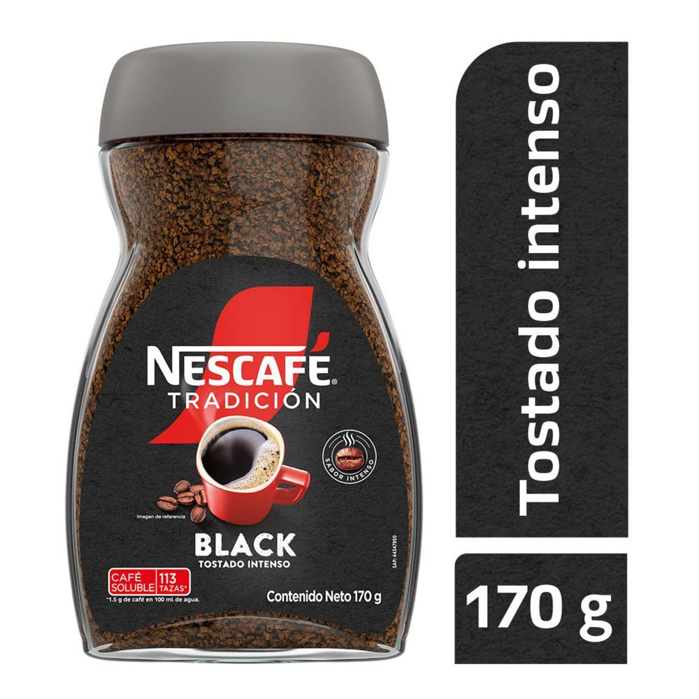 Imagen de Café NESCAFE black tostado intenso (170  gr)
