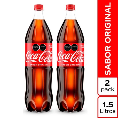 Imagen de Gaseosa COCA COLA original x2und 1.5lt (3000  ml)