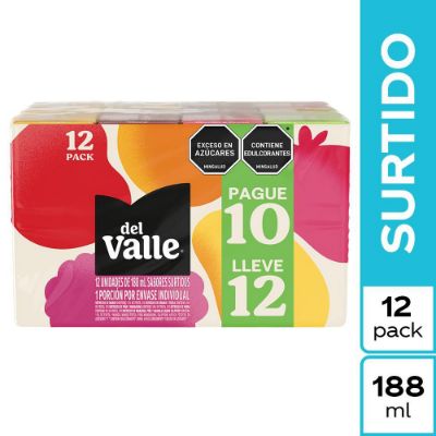 Imagen de Refresco DEL VALLE surtido x12und (1880  ml)