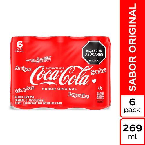 Imagen de Gaseosa COCA COLA original (6  UNIDAD)
