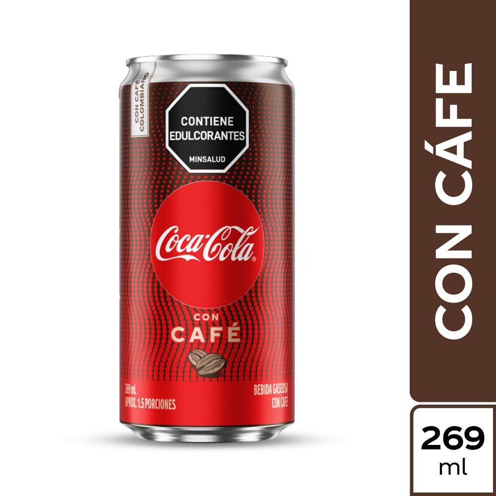 Imagen de Gaseosa COCA COLA con café lata x 6und (269  ml)