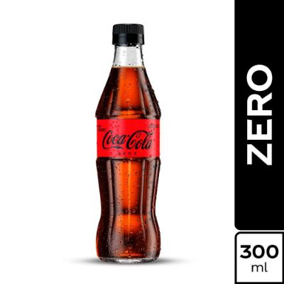 Imagen de Gaseosa Coca Cola ZERO botella personal (300  ml)