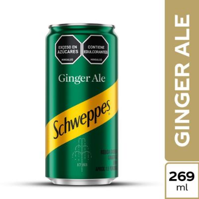 Imagen de Gaseosa SCHWEPPES ginger ale lata (269  ml)