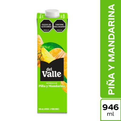 Imagen de Refresco DEL VALLE piña y mandarina tetra pack (946  ml)