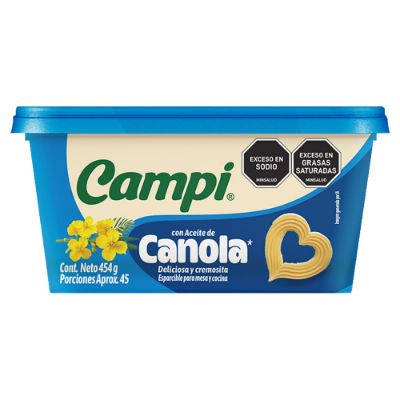 Imagen de Margarina CAMPI canola x454 g