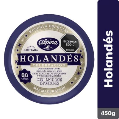Imagen de Queso ALPINA holandes navideño x450 g