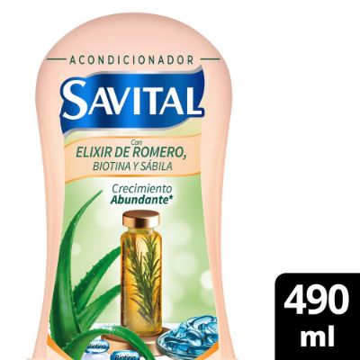 Imagen de Acondicionador SAVITAL con elixir de romero (490  ml)
