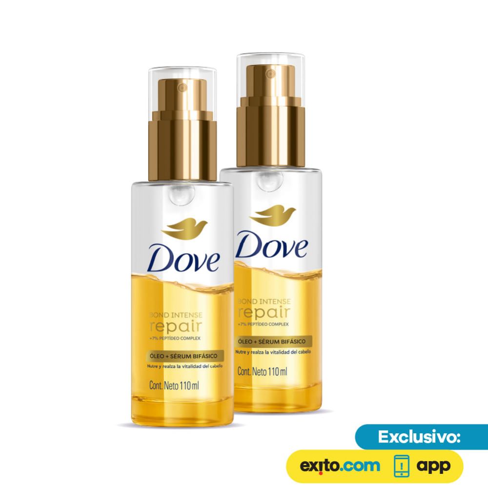 Imagen de Pack Dove Tratamiento Serum Óleo Bifásico Bond Intense Repair