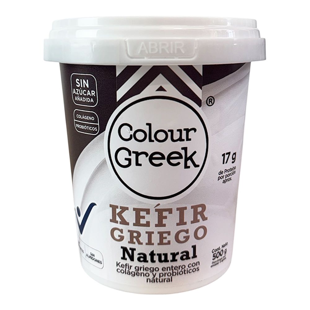 Imagen de Kéfir COLOUR GREEK natural x500 g
