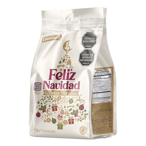 Imagen de Galletas COLOMBINA feliz navidad x450 g