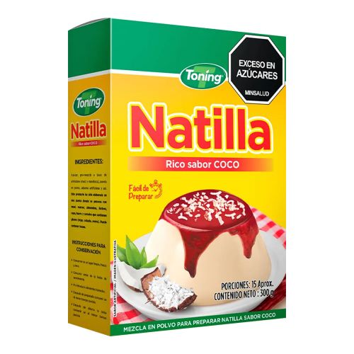 Imagen de Natilla TONING coco x300 g