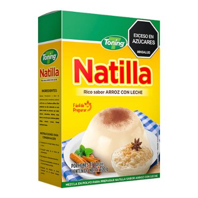 Imagen de Natilla TONING arroz con leche x300 g