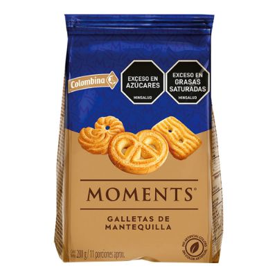 Imagen de Galletas COLOMBINA moments x280 g
