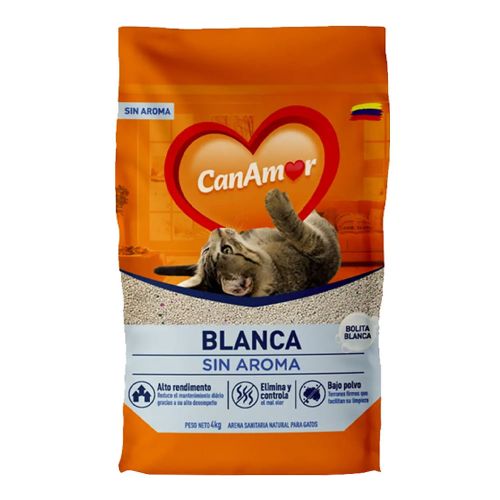 Imagen de Arena CANAMOR blanca x4000 g