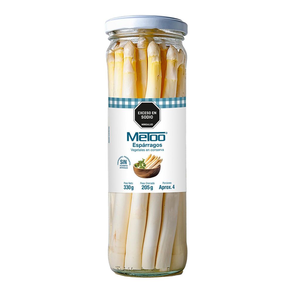 Imagen de Esparragos METOO blancos x205 g