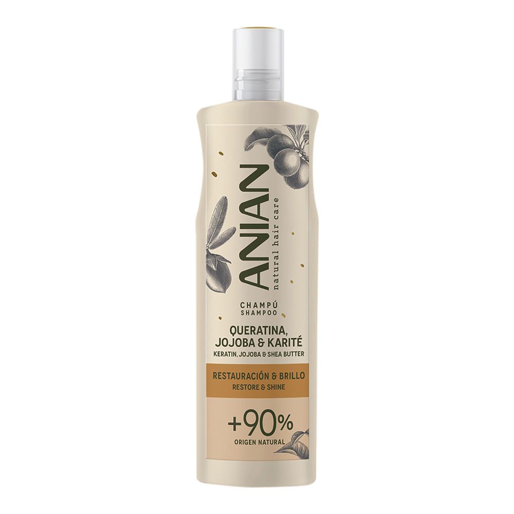 Imagen de Shampoo ANIAN queratina jojoba y karité x400 ml