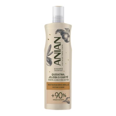 Imagen de Shampoo ANIAN queratina jojoba y karité x400 ml