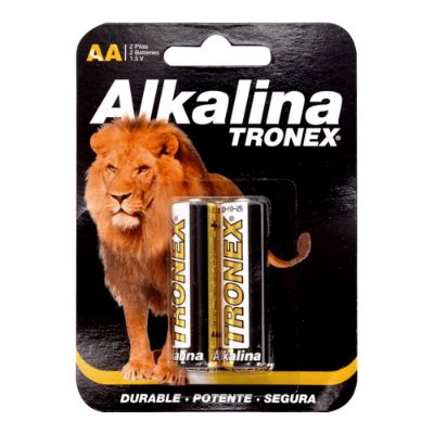 Imagen de Pila alcalina TRONEX aa x2 unds