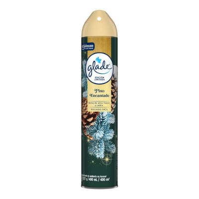 Imagen de Ambientador GLADE aerosol pino encantado x400 ml
