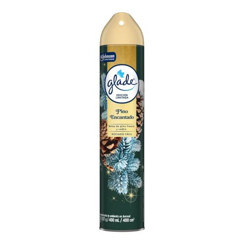 Imagen de Ambientador GLADE aerosol pino encantado x400 ml