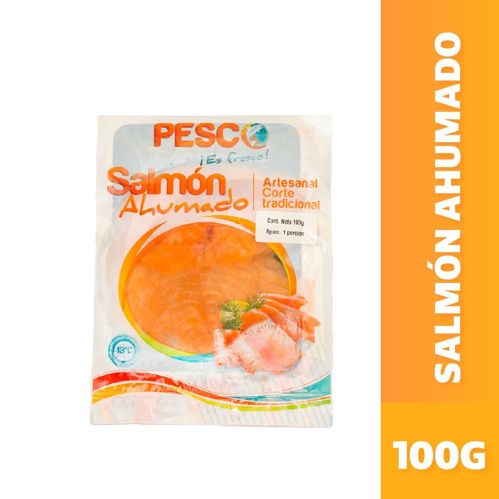 Imagen de Salmón ahumado PESCO refrigerado (100  gr)