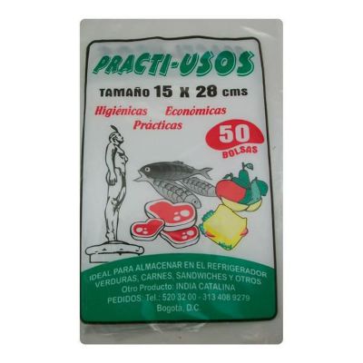 Imagen de Bolsa práctica INDIA CATALINA empaque de alimentos 15x28 cm