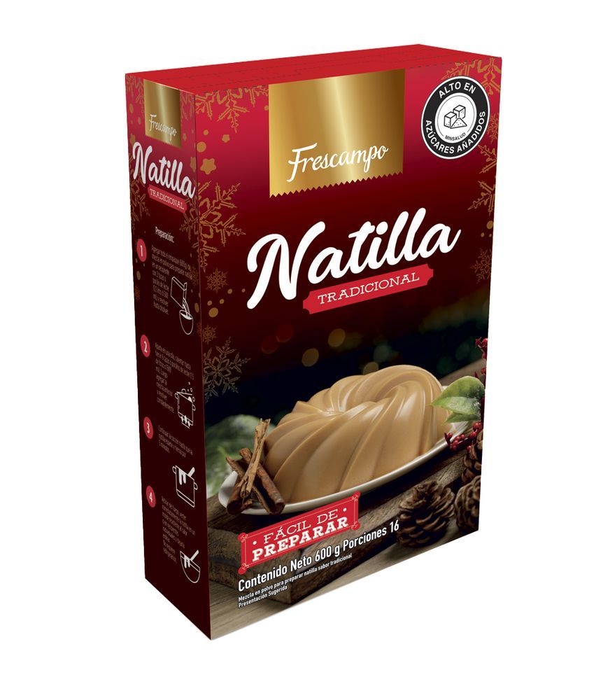 Imagen de Natilla FRESCAMPO tradicional (600  gr)
