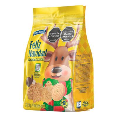 Imagen de Galletas COLOMBINA surtidas feliz navidad (130  gr)