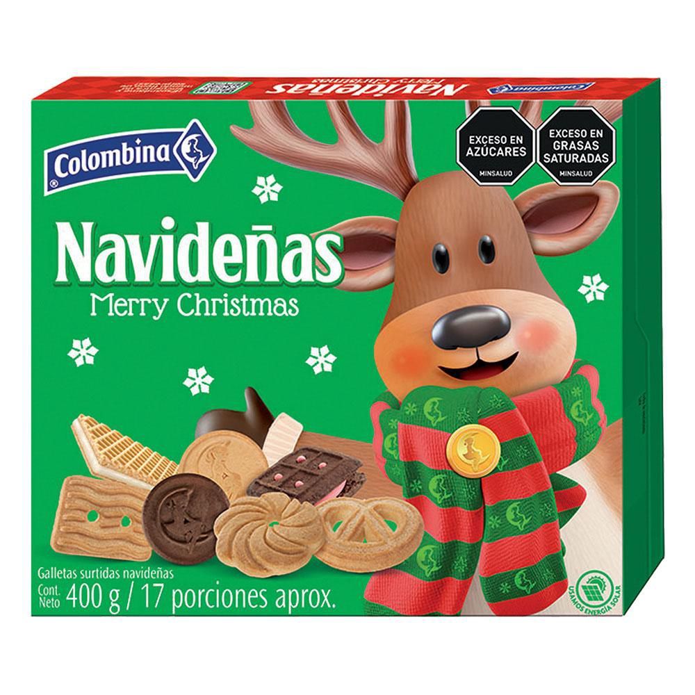 Merkko | Galletas navidad COLOMBINA galletas surtidas (400 gr)