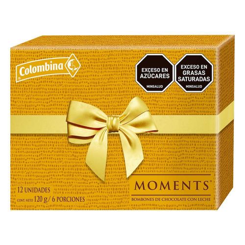 Imagen de Bombones de chocolate MOMENTS chocolate con leche (120  gr)