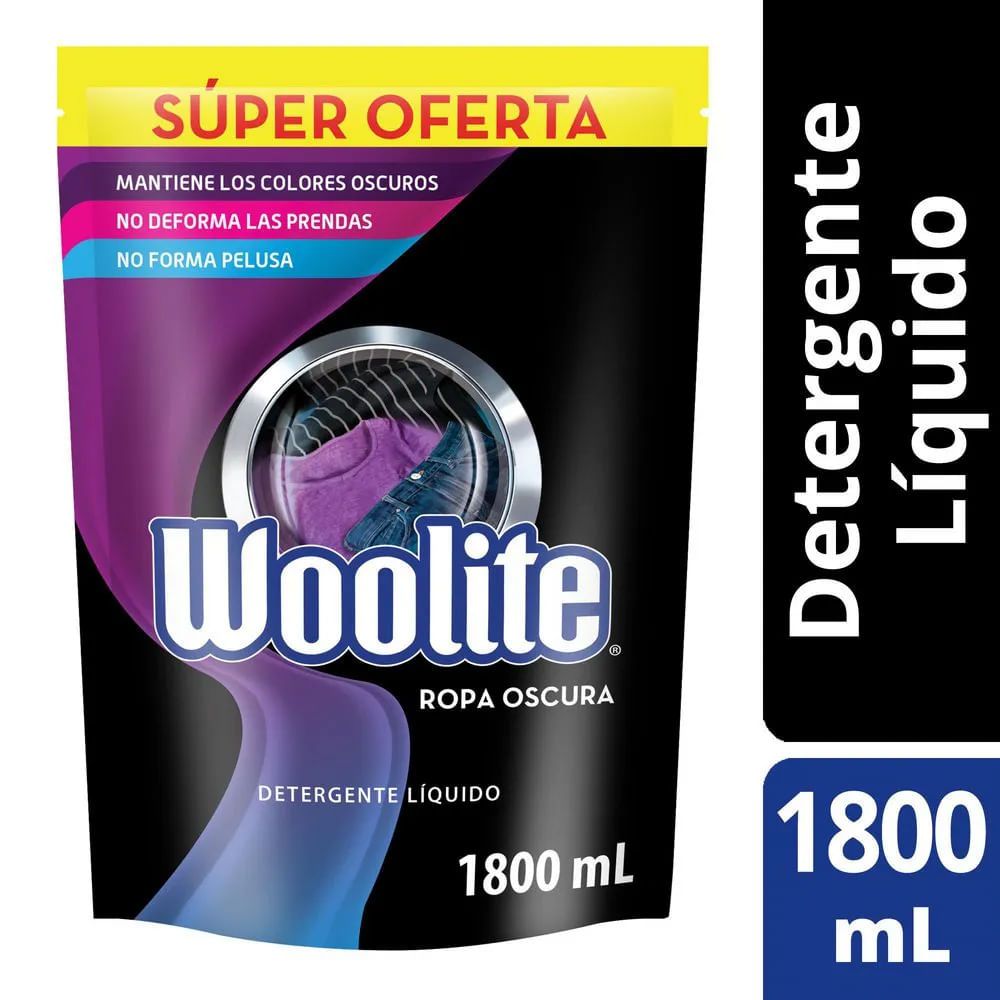 Imagen de Detergente liquido WOOLITE ropa oscura  x1800 ml