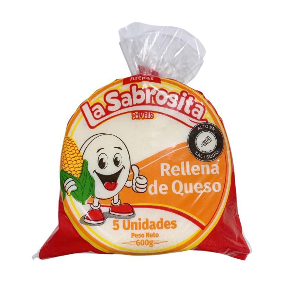 Imagen de Arepas de queso LA SABROSITA rellena (600  gr)