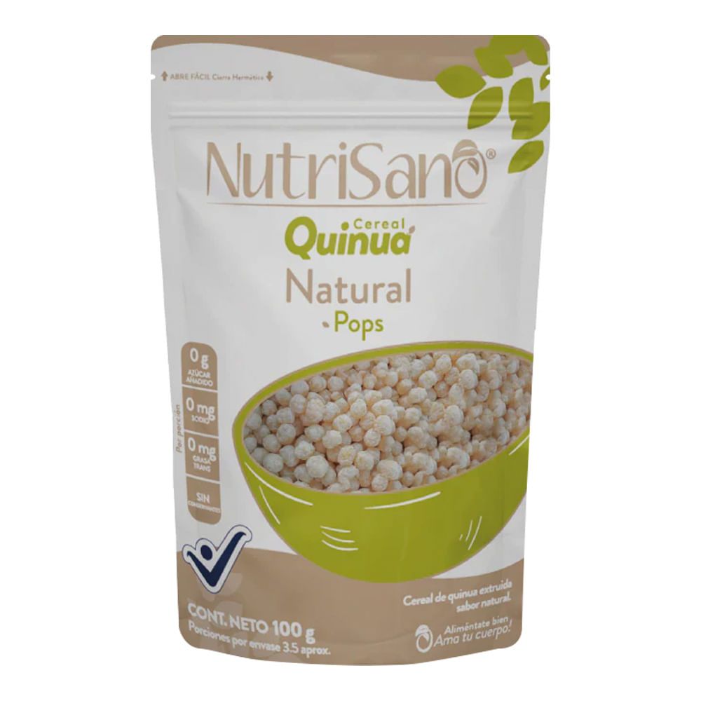 Imagen de Cereal NUTRISANO pop natural x100 g