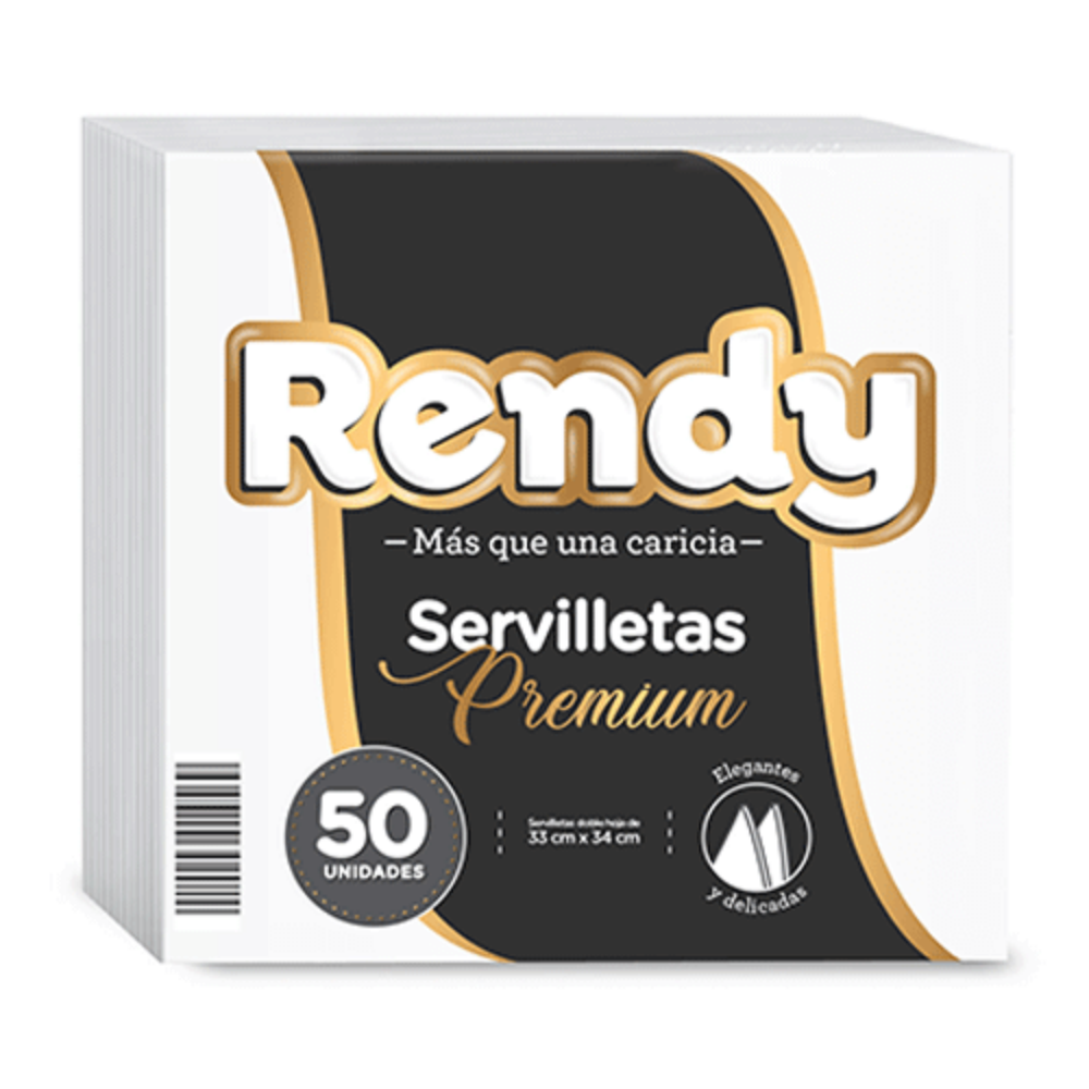 Imagen de servilleta-De-Lujo-Rendy-50-und