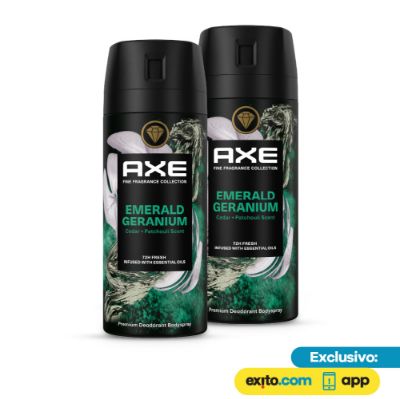 Imagen de Desodorante Axe Green Geranium X2 (150ml)