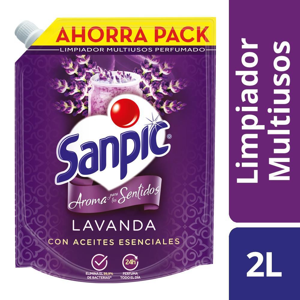 Imagen de Limpiapisos SANPIC lavanda (2000  ml)