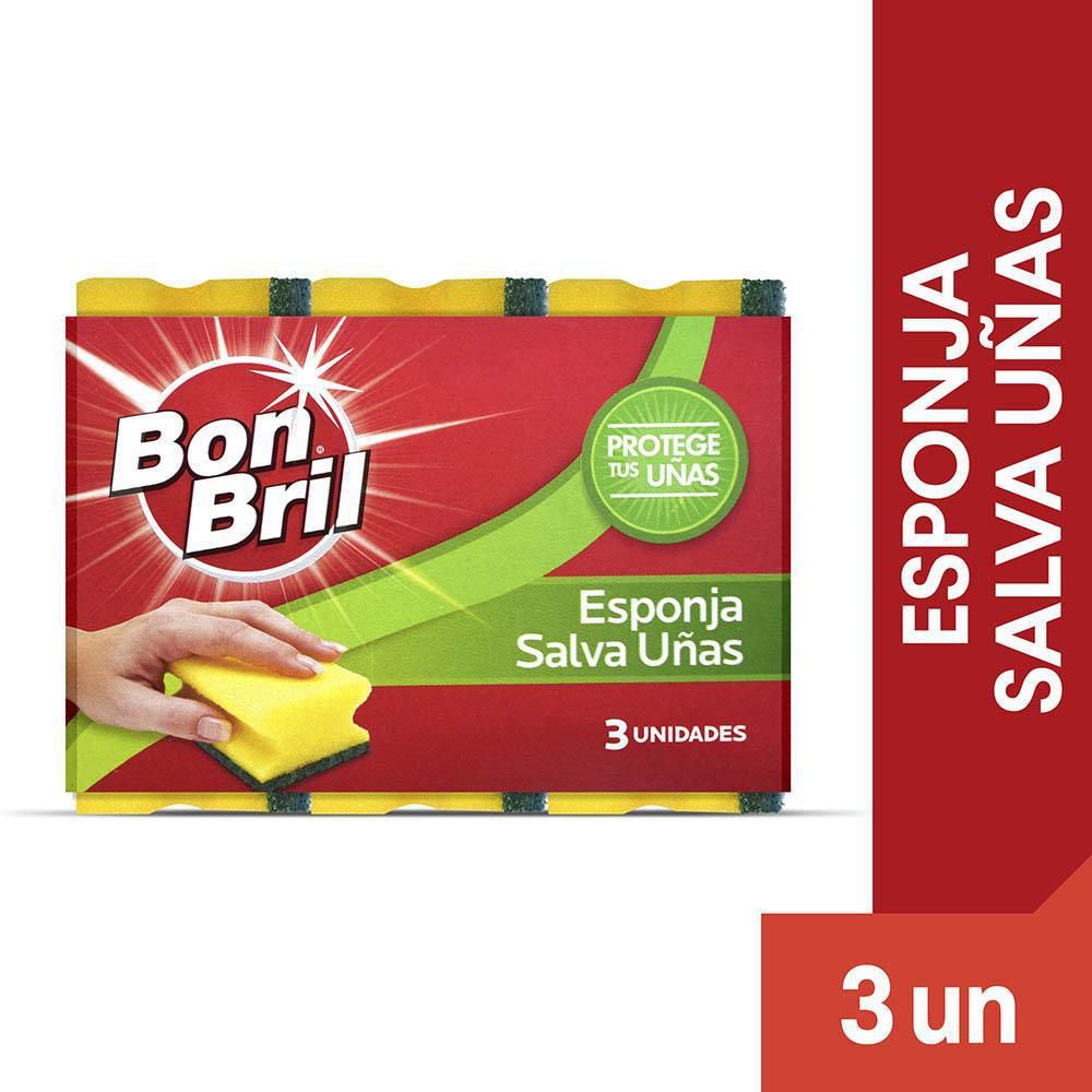 Imagen de Esponja BON BRIL salva uñas (3  und)