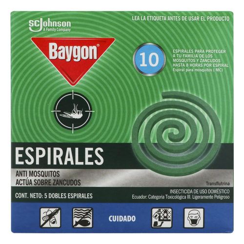 Imagen de Insecticida Espirales Verdes BAYGON 10  und