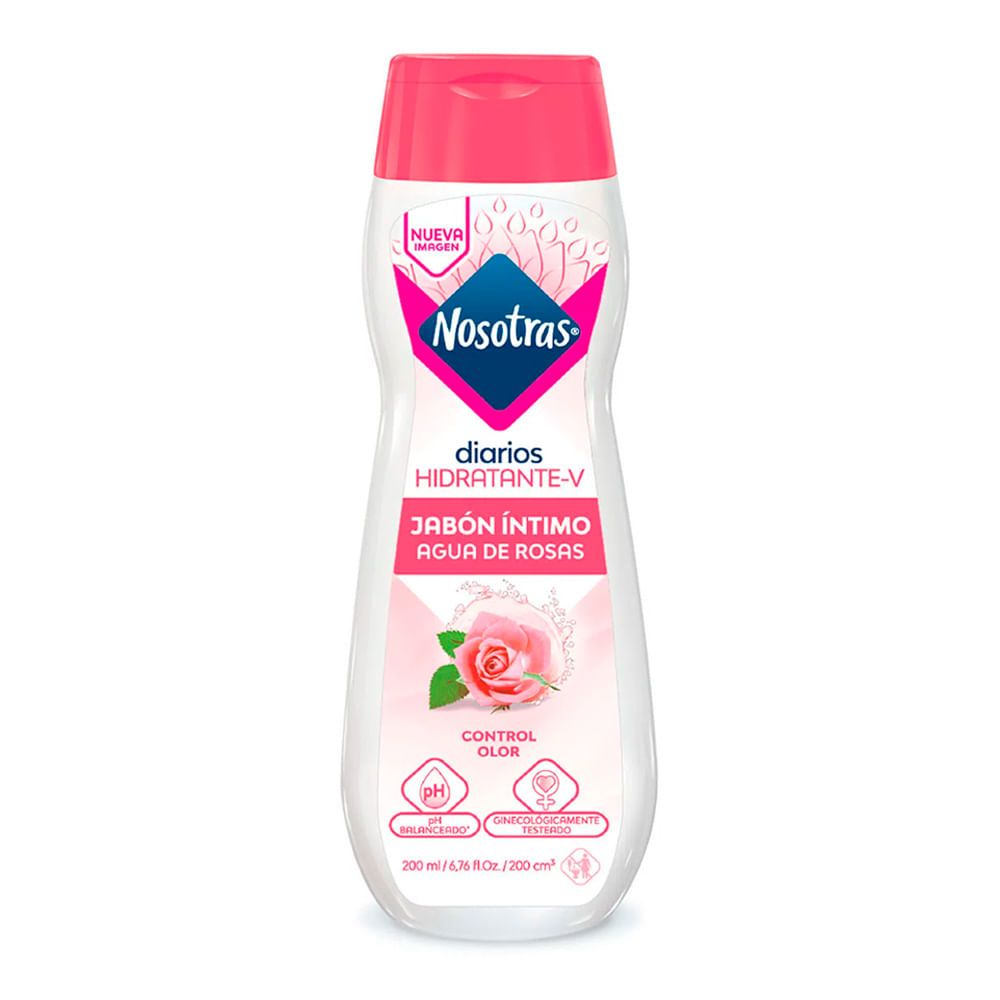 Imagen de Jabón íntimo NOSOTRAS agua de rosas x200 ml