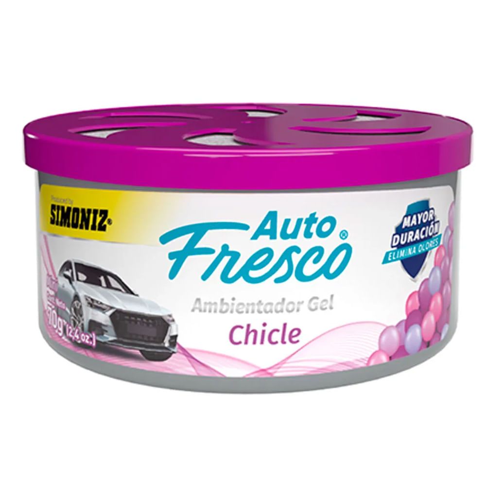 Imagen de Ambientador SIMONIZ gel auto fresco chicle x70 g