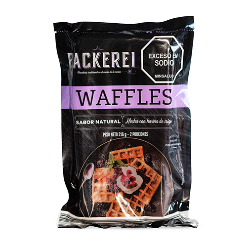 Imagen de WAFFLE SABOR NATURAL BACKEREI 216 G
