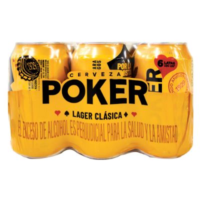 Imagen de Cerveza POKER 6 unds x330 ml
