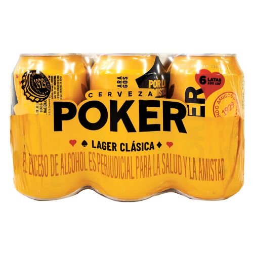 Imagen de Cerveza POKER 6 unds x330 ml