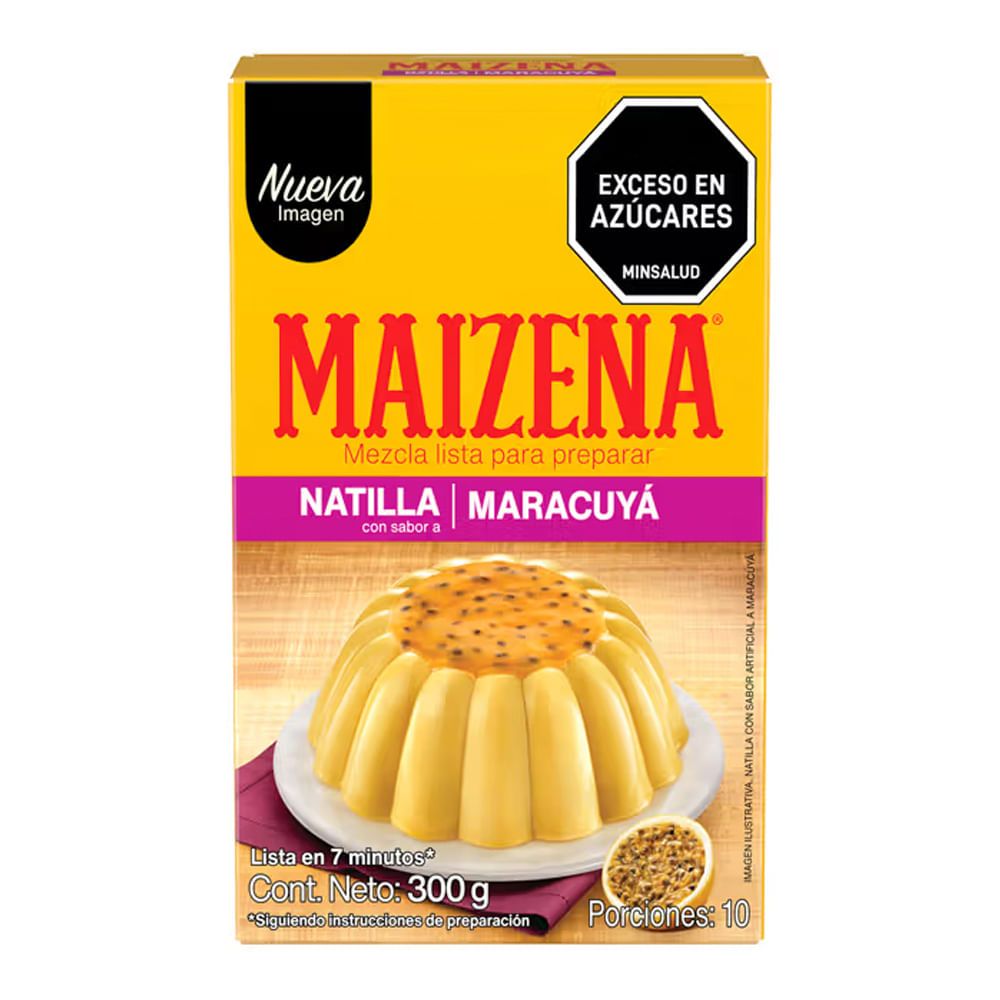 Imagen de Natilla MAIZENA sabor a maracuyá x300 g