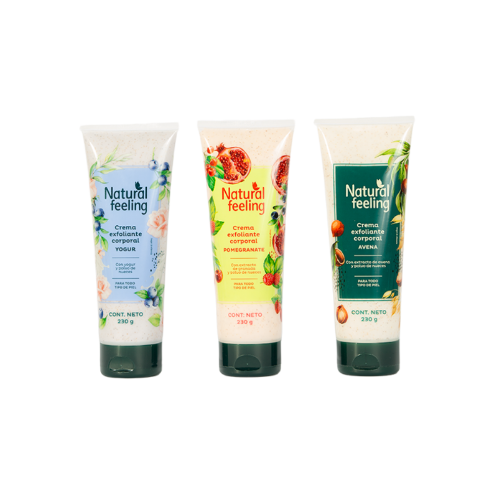 Imagen de CREMA EXFOLIANTE CORPORAL NATURAL FEELING 230 G