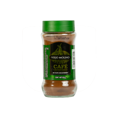 Imagen de CAFÉ INSTANTÁNEO DESCAFEINADO VIEJO MOLINO 85 G...