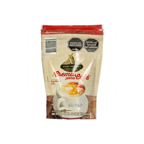 Imagen de CREMA PARA CAFÉ EN DOYPACK VIEJO MOLINO 175 G...