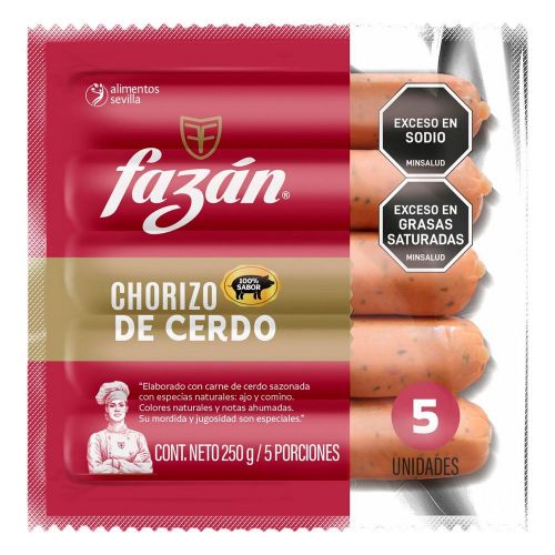 Imagen de Chorizo fazán de cerdo (250  gr)