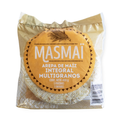 Imagen de AREPA DE MAÍZ INTEGRAL MULTIGRANOS 400 G