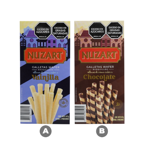 Imagen de BARQUILLOS SURTIDOS NUZART 145 GR